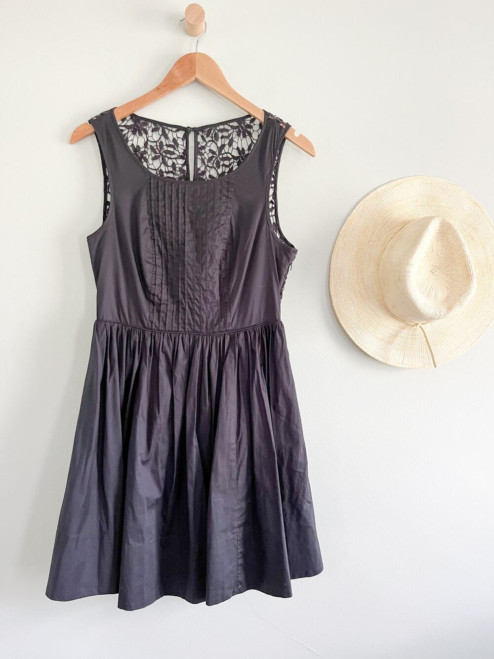 Anthropologie Moulinette Soeurs | Sweet Enticement Dress Navy Blue | Sz 4